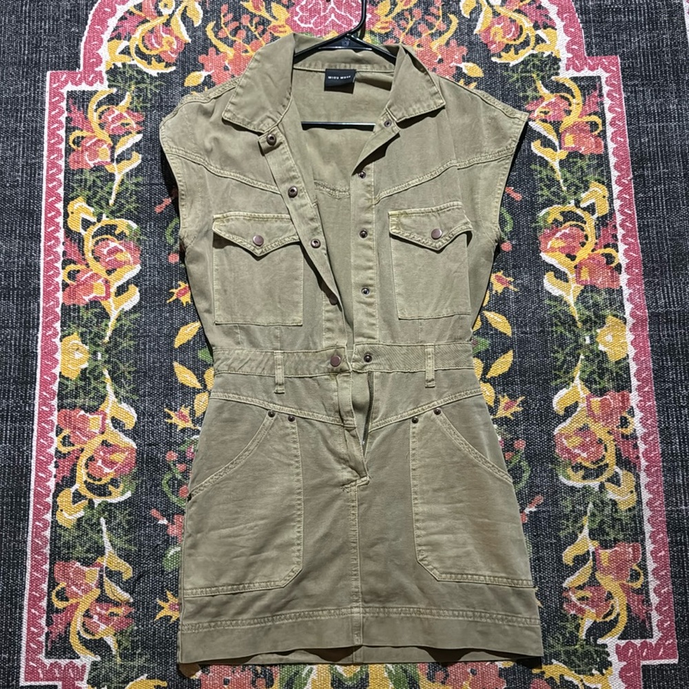 Miou Muse cotton Cargo dress